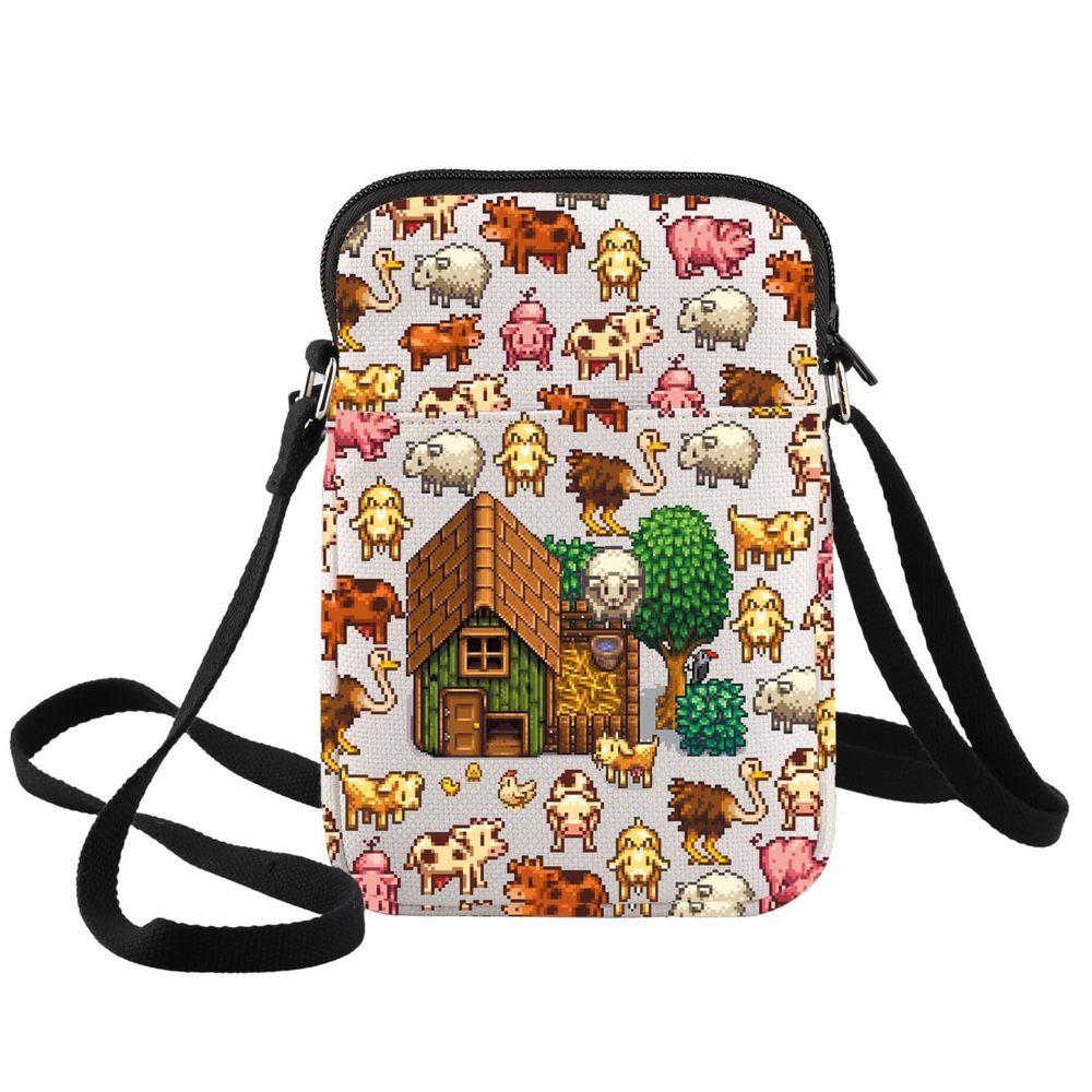 Stardew Farm Crossbody Bag Farming Simulation Game Gift Pelican Town B)